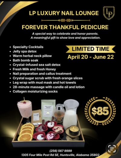 Forever thankful pedicure