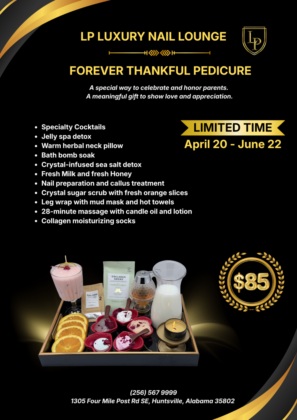 mon and dad pedicure event