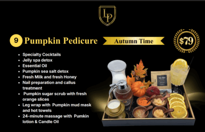 Pumpkin pedicure